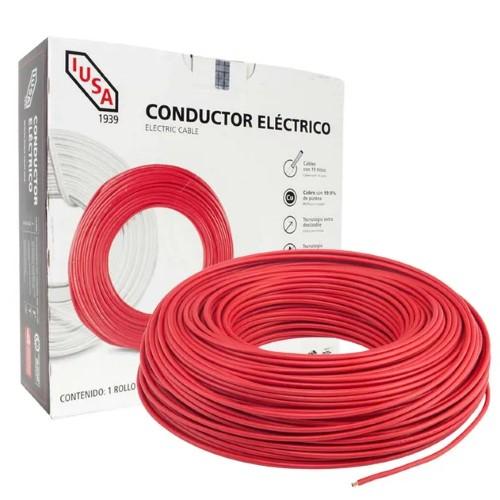 CAJA DE CABLE THW C-16 ROJO IUSA