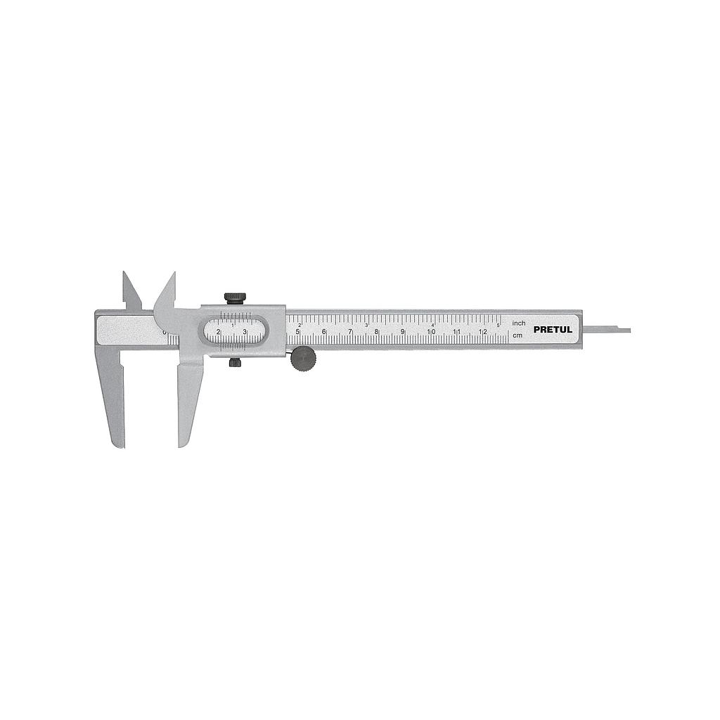 CALIBRADOR VERNIER ESCOLAR 152MM PRETUL