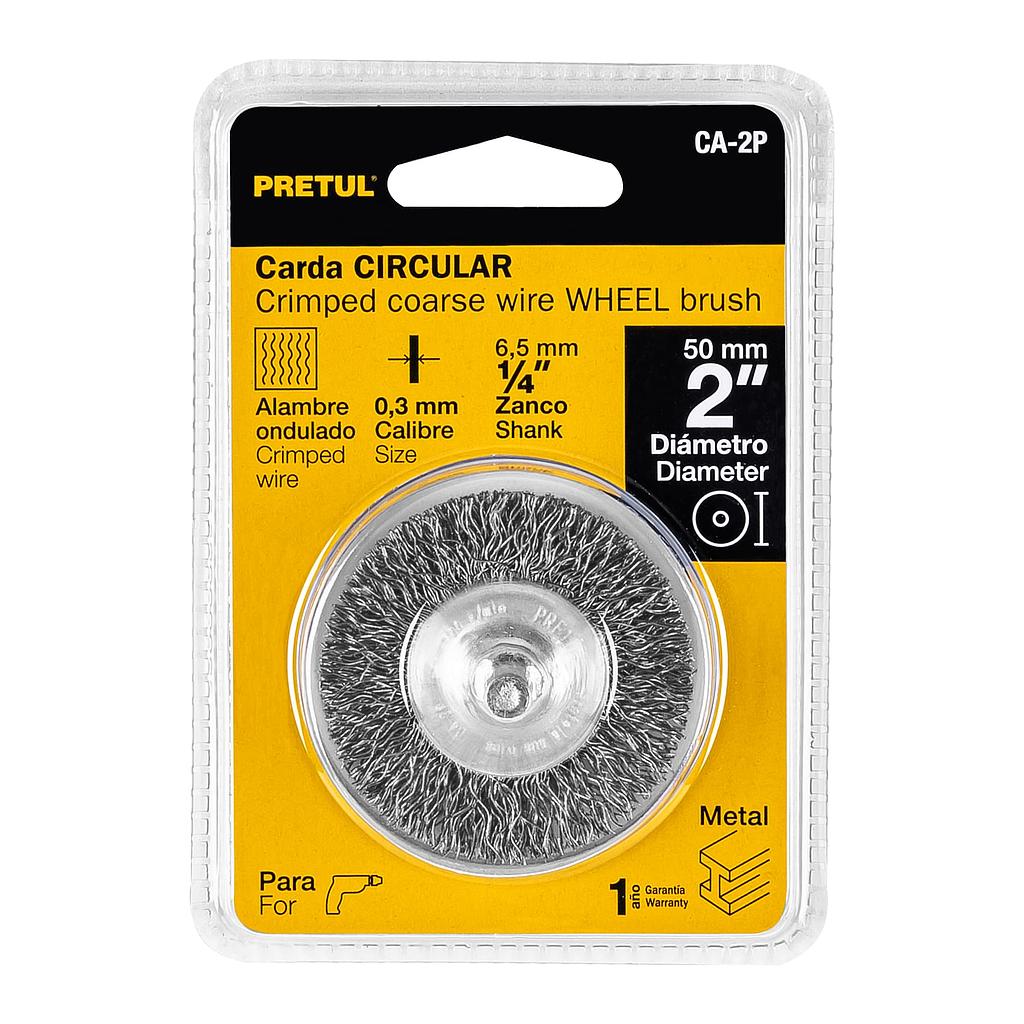 CARDA P/TALADRO 2 CIRCULAR PRETUL