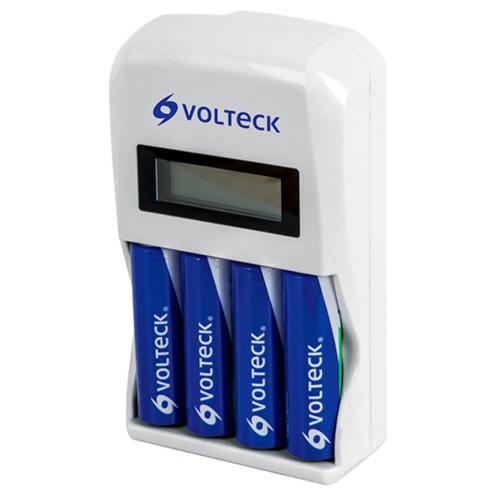 CARGADOR RAPIDO CON 4 PILAS AA VOLTECK