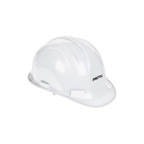 CASCO DE SEGURIDAD  AJUSTE DE INTERVALOS  BLANCO  PRETUL