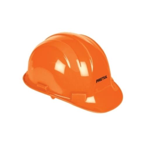 CASCO DE SEGURIDAD  AJUSTE DE INTERVALOS  NARANJA  PRETUL