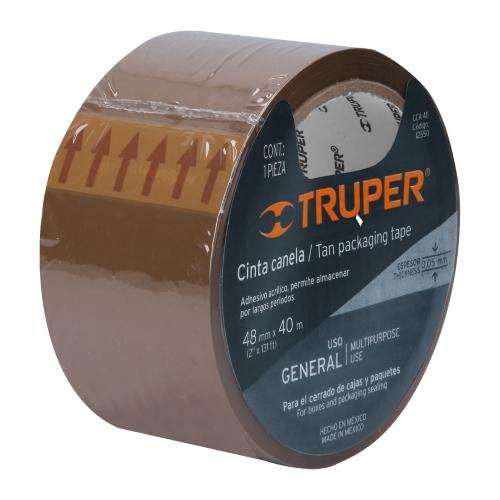 CINTA DE EMPAQUE 48 mm X 40 m CANELA TRUPER