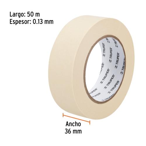 CINTA MASKING TAPE DE 1-1/2" X 50 m TRUPER