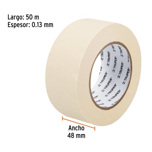 CINTA MASKING TAPE DE 2" X 50 m TRUPER