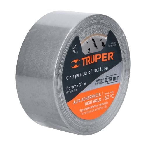 CINTA PARA DUCTO 30 MT GRIS TRUPER