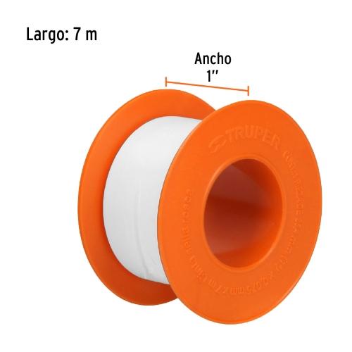 CINTA SELLA ROSCAS 1" X 7 m USO GENERAL TRUPER