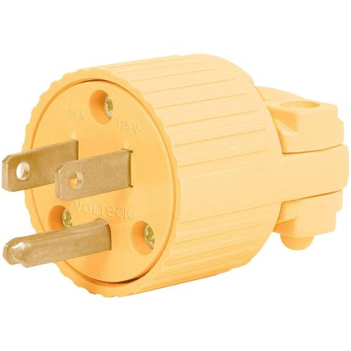 CLAVIJA INDUSTRIAL PLASTICA ATERRIZADA 2P+T