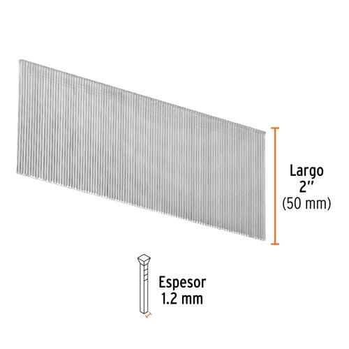 CAJA CON 5000 CLAVOS CALIBRE 18 50 mm PARA CLNE-18 TRUPER