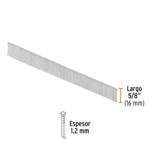 CAJA CON 5000 CLAVOS CALIBRE 18 15 mm PARA CLNE-18 TRUPER