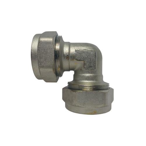 CODO 90° PARA TUBO PE-AL-PE DE  1/2 X  1/2 TUERCA COMPRESION  COFLEX