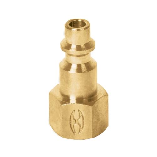 CONECTOR RAPIDO DE LATON HEMBRA CUERDA 1/4" NPT TRUPER