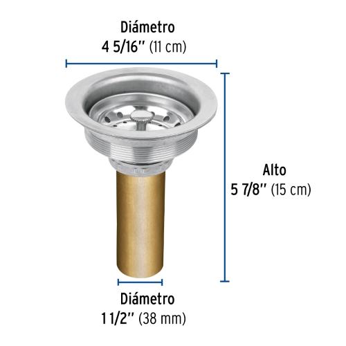 CONTRACANASTA INOXIDABLE CON TUBO LATON FOSET