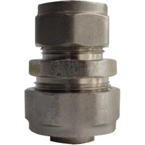 COPLE REDUCIDO PARA TUBO PE-AL-PE DE 1/2 TUERCA COMPRESION POR 3/8 TUERCA COMPRESION  COFLEX