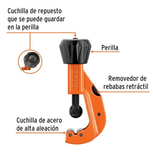 CORTADOR DE TUBO DE COBRE 11/4 TRUPER