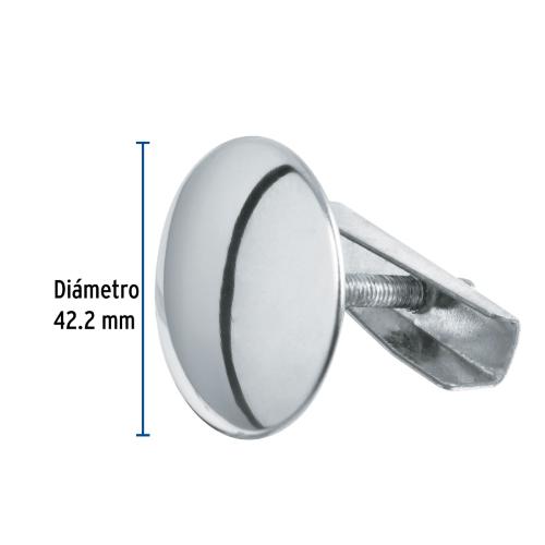CUBRETALADRO 13/4 INOXIDABLE ACABADO CROMO FO