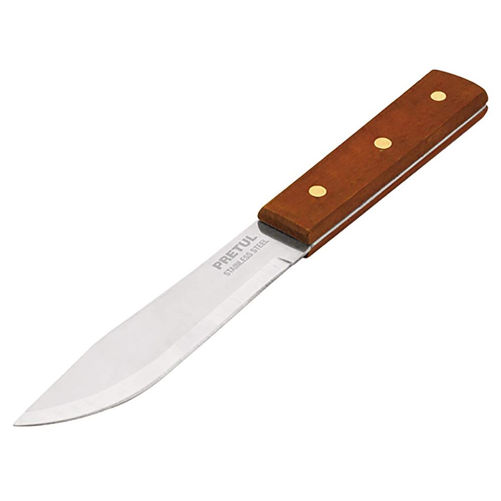 CUCHILLO CEBOLLERO 6 MANGO MADERA PRETU