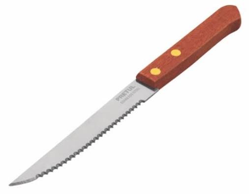 CUCHILLO DE SIERRA 5 MANGO MADERA PRETU