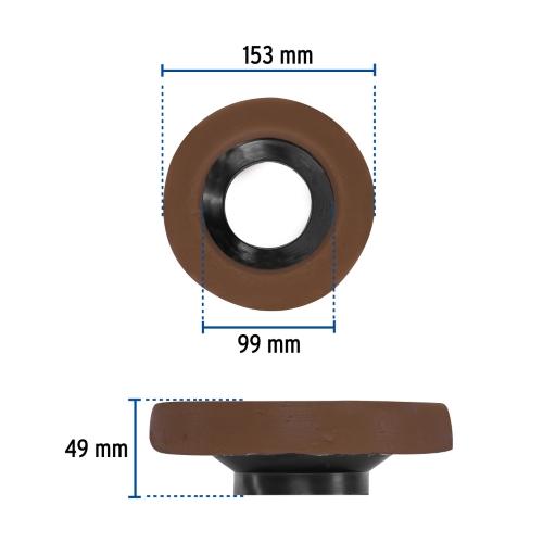 CUELLO DE CERA ROBUSTO CON GUIA FOSET
