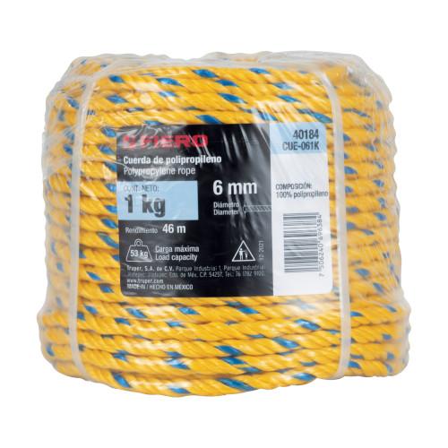 CUERDA POLIPROPILENO 1/4 1 KG FIERO (46M)