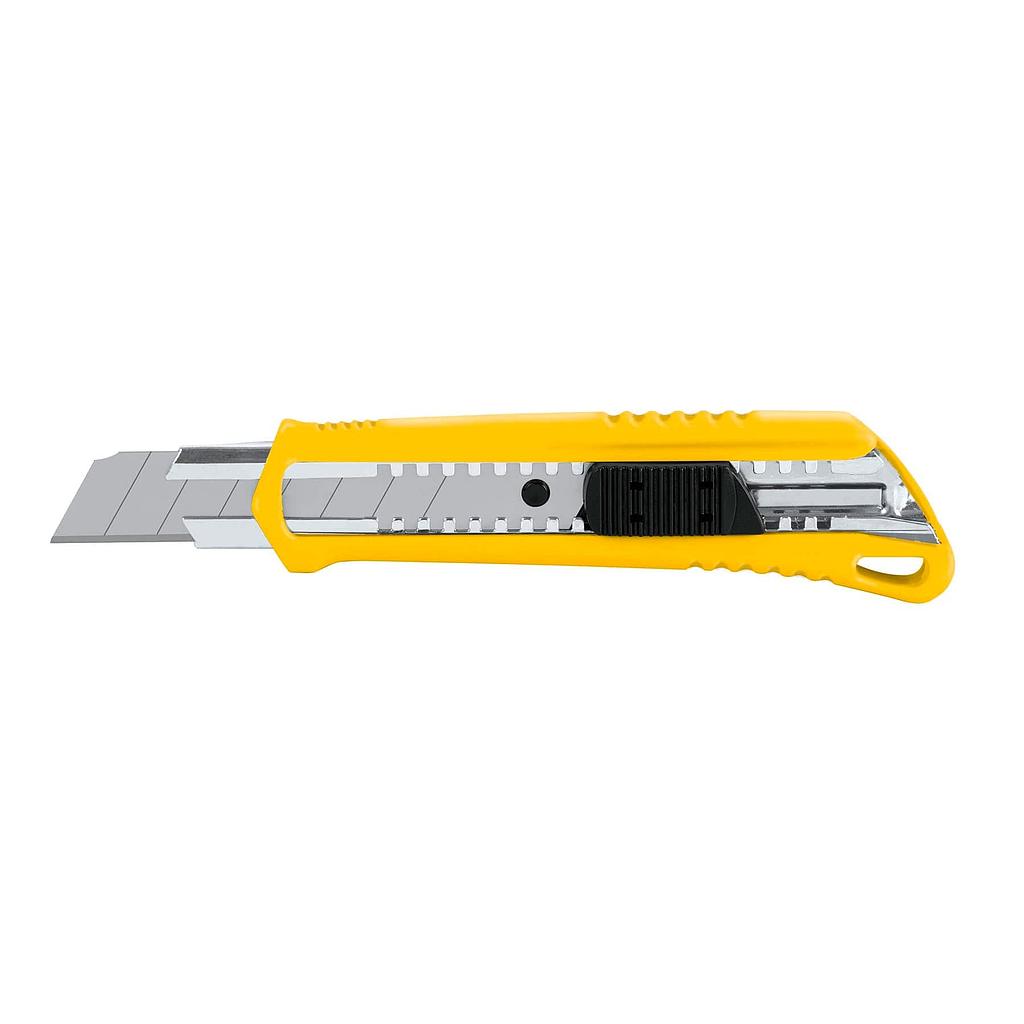 CUTTER 18 mm PLÁSTICO CON ALMA METÁLICA  PRETUL