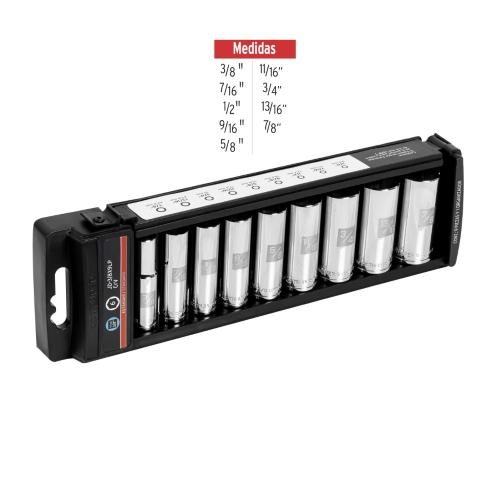 DADOS LARGOS STD Y MM 9 P´ZA TRUPER