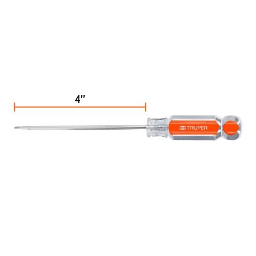DESARMADOR CABINET PLANO 1/8X4 TRUPER