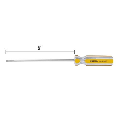 DESARMADOR CABINET PLANO 3/16X4 PRETUL