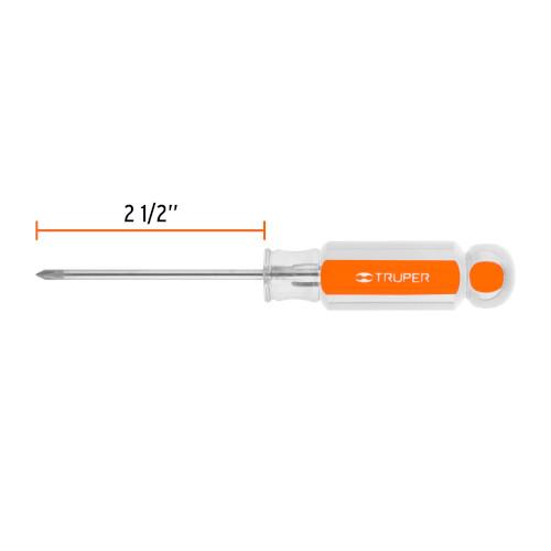 DESARMADOR DE CRUZ 1/8X21/2 TRUPER