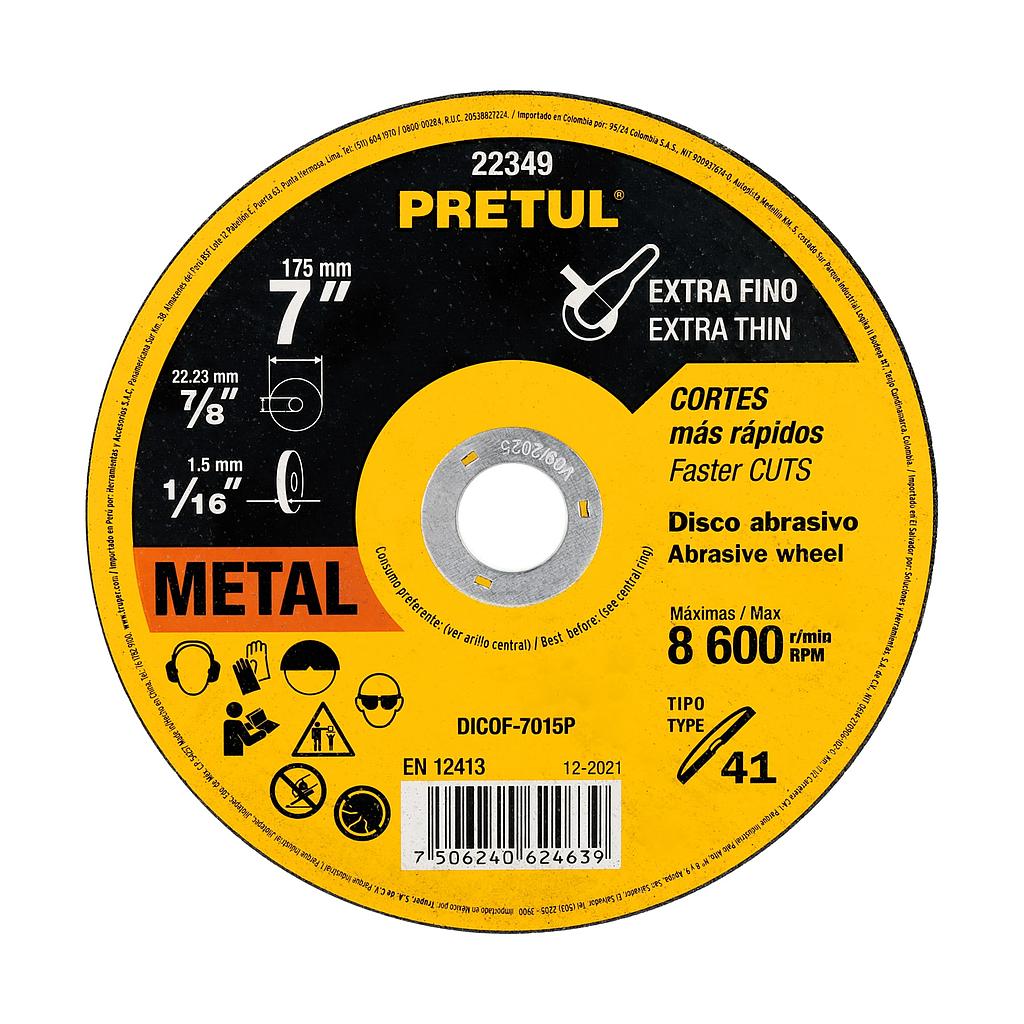 DISCO CORTE EXTRAFINO METAL 71.5MM PRET