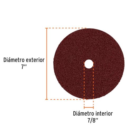 DISCO DE LIJA 7 GRANO 24 TRUPER