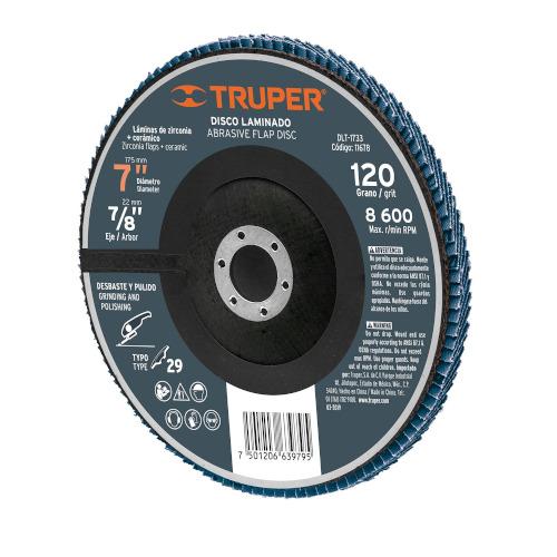 DISCO LAMINADO G-60 DIA.7 CEN.7/8 TRUPER