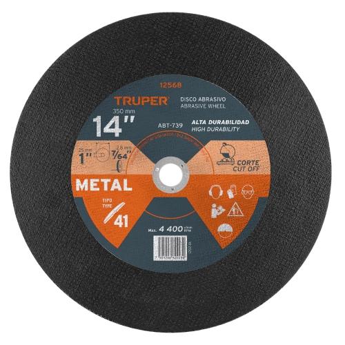 DISCO P/CORTE DE METAL 14 T/1TRUPER