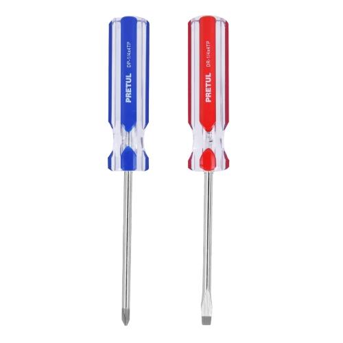 DUO DESARMADORES 3/16 MANGO PVC PRETUL