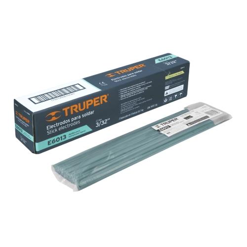 BOLSA CON 1 kg DE ELECTRODOS 6013 DE 3/32" VARILLA DE SOLDADURA TRUPER