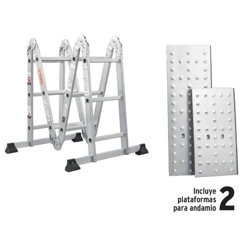 ESCALERA MULTIPOSICION 16 PELDAÑOS TRUPE