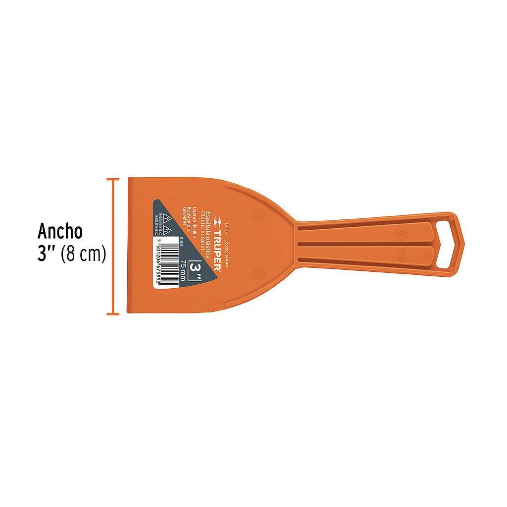 ESPATULA PLASTICA DE 3" TRUPER