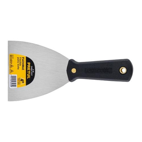 ESPATULA FLEXIBLE 4 MANGO PLAST.PRETUL