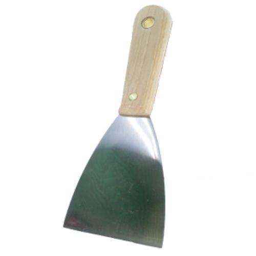 ESPATULA FLEXIBLE 5" CON MANGO DE MADERA TRUPER