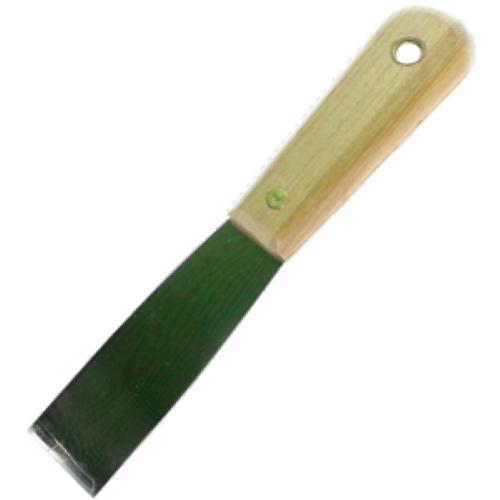 ESPATULA RIGIDA 1" CON MANGO DE MADERA TRUPER