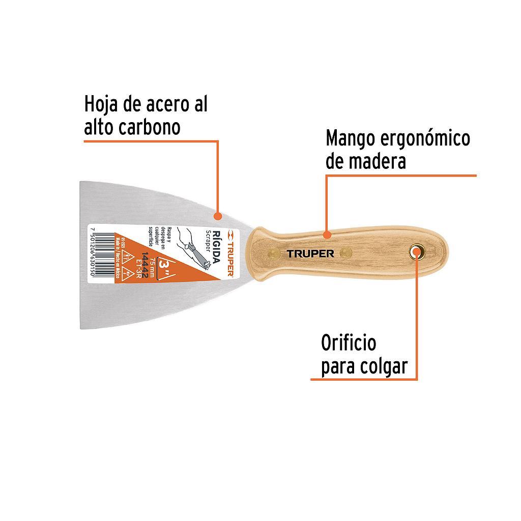 ESPATULA RIGIDA 3 TRUPER