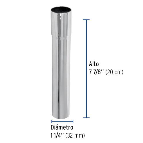 EXTENSION PARA LAVABO LATON CROMADA 20CM FOSET
