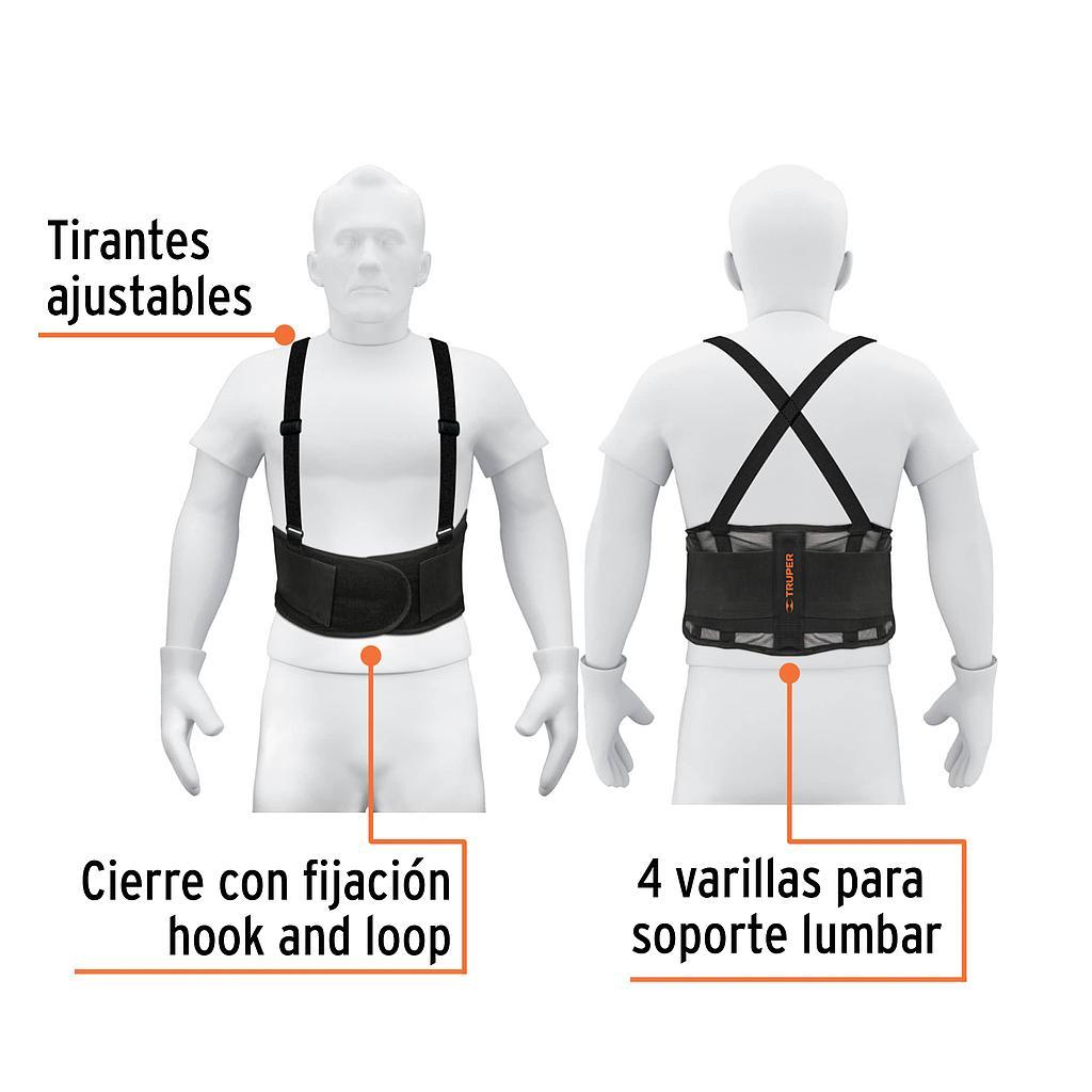 FAJA DE MALLA T/GDE C/TIRANTES AJUSTABLE