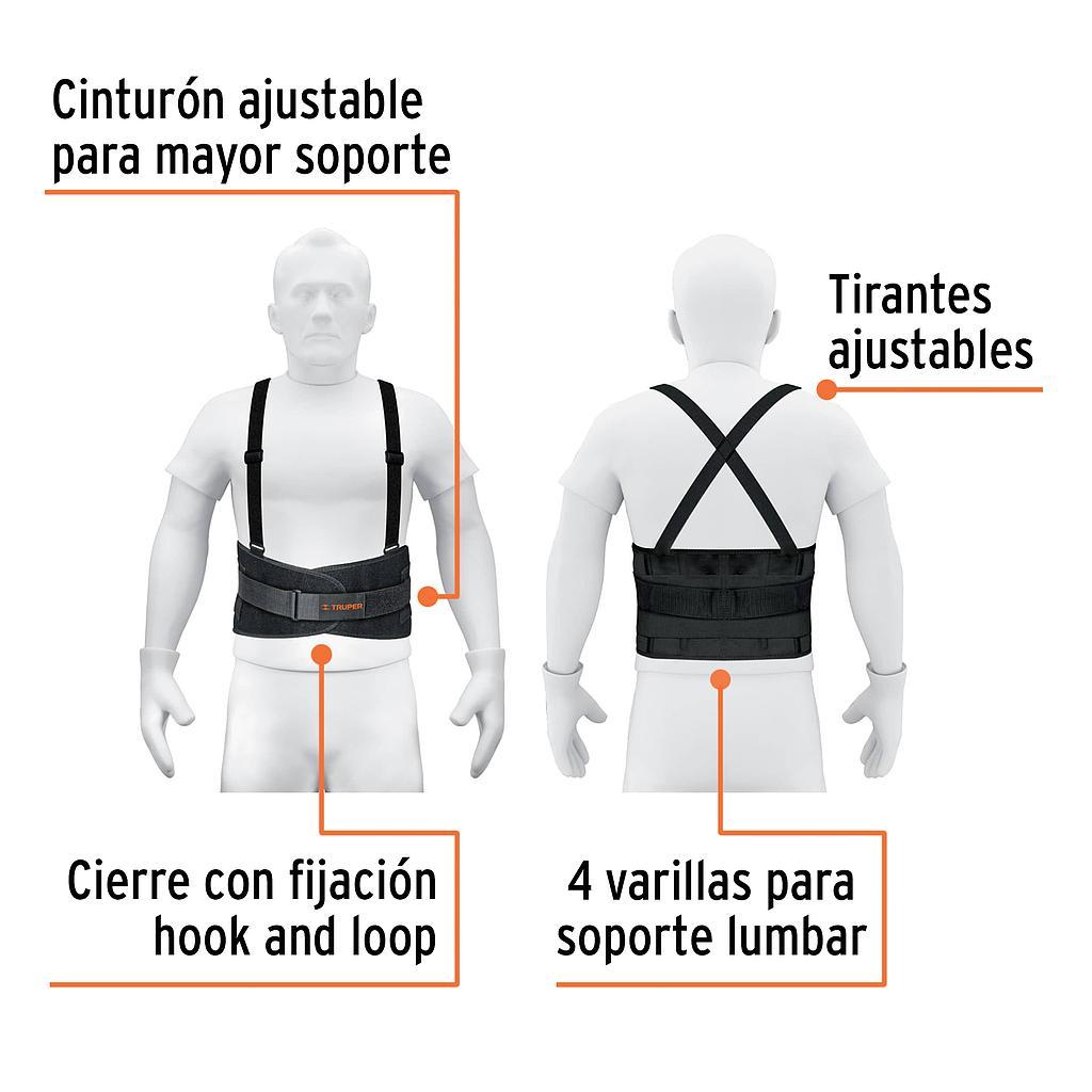 FAJA GDE C/TIRANTES Y 3er CINTURON TRUPE