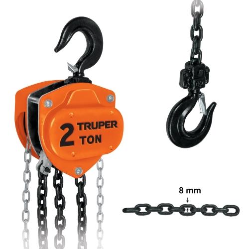 GARRUCHA 2 TON C/3 MTS.CAD.TRUPER POL-2
