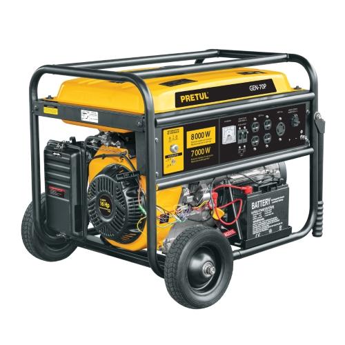 GENERADOR PORTÁTIL 8 KW MOTOR A GASOLINA, PRETUL