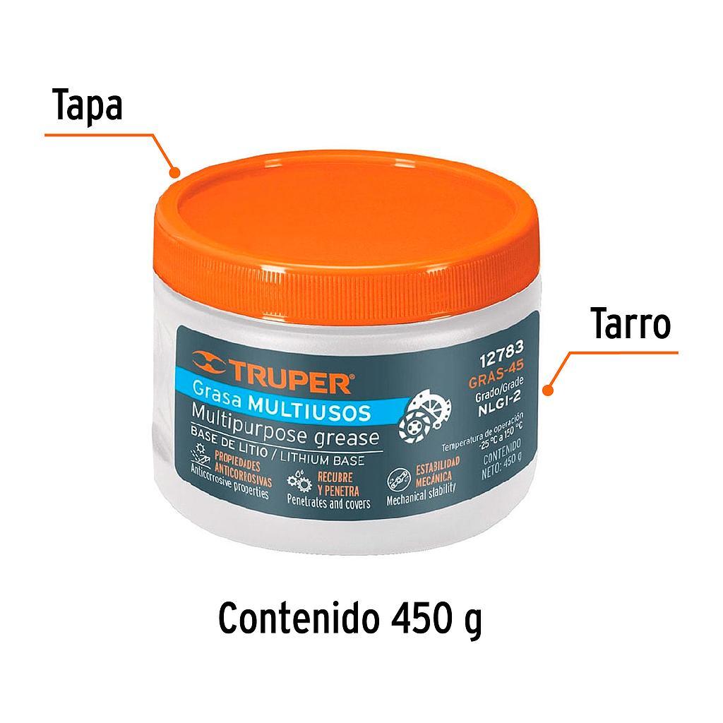 GRASA LUBRICANTE MULTIUSOS 450 GRS TRUPE