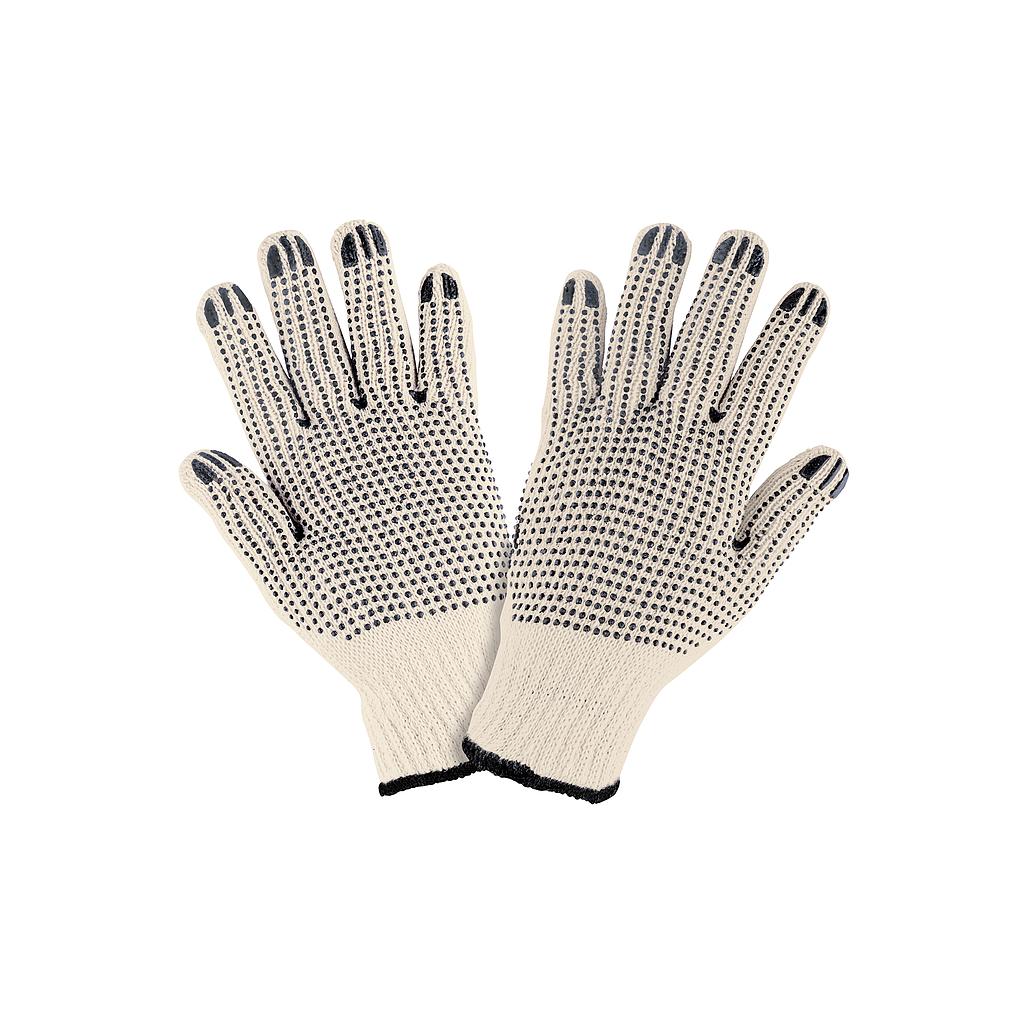 GUANTES DE ALGODÓN CON PUNTOS DE PVC EN PALMA Y DORSO PRETUL