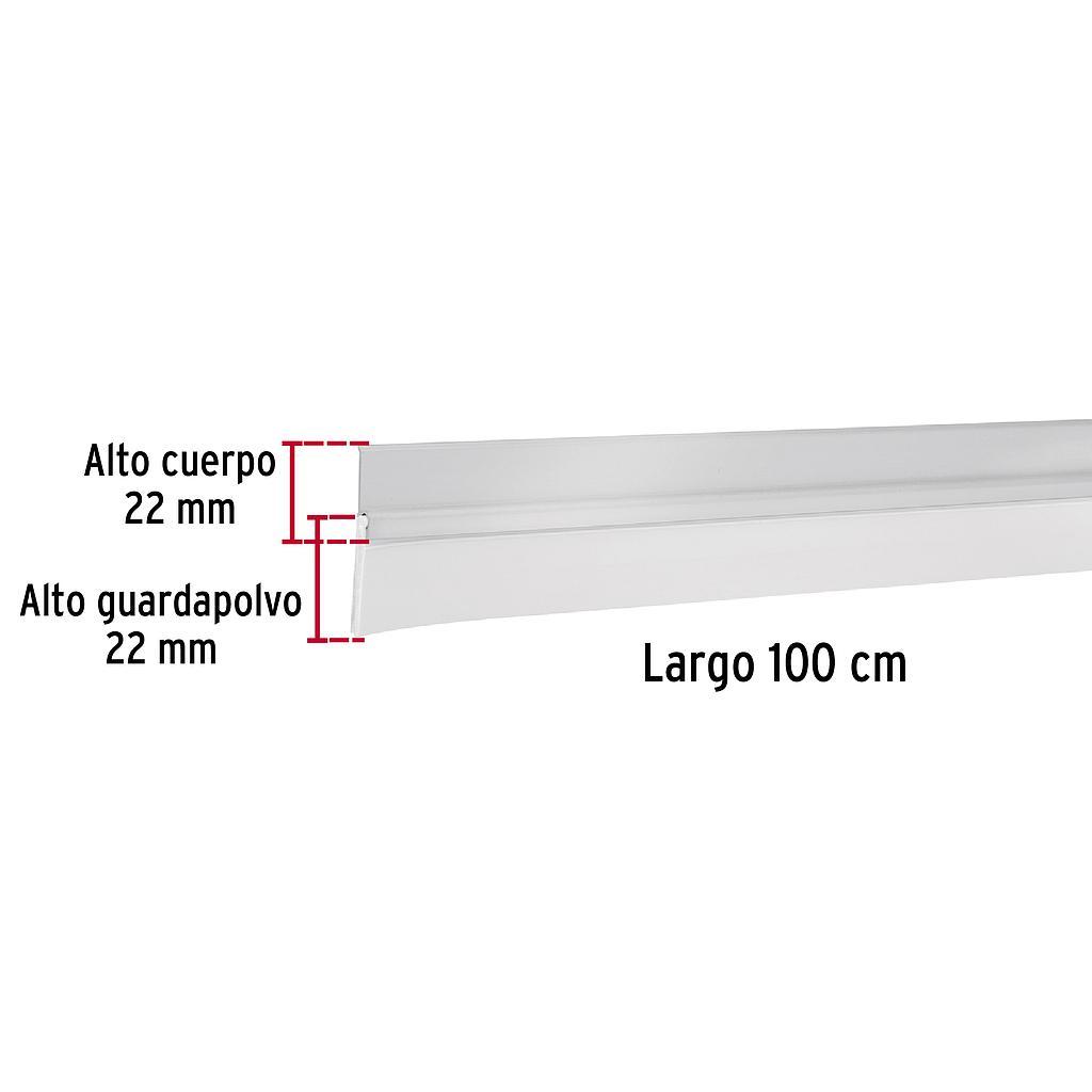 GUARDAPOLVO FIJO DE 100 CM ALUMINIO HERMEX