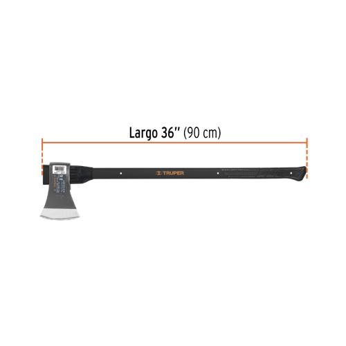 HACHA ENTERA 3 Lb C/MANGO DE 36 TRUPER